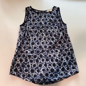 Michael Kors | sheer openback sleeveless top, XXS